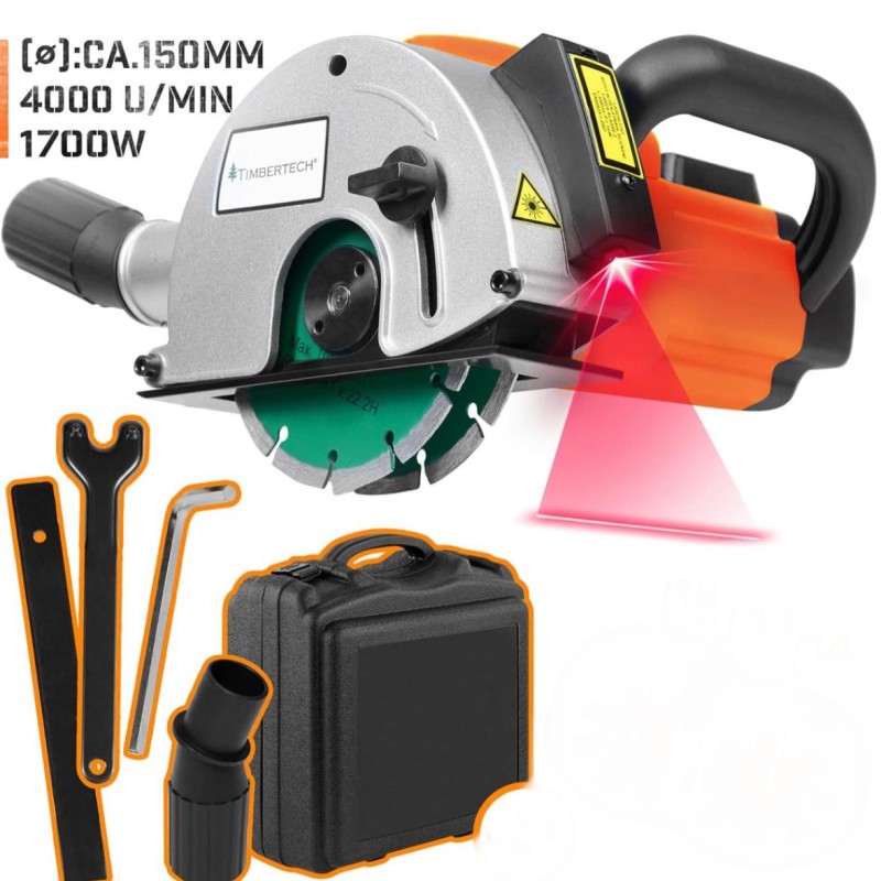 Griovelių pjovimo freza 1700W Griovelių pjovimo freza 1700W