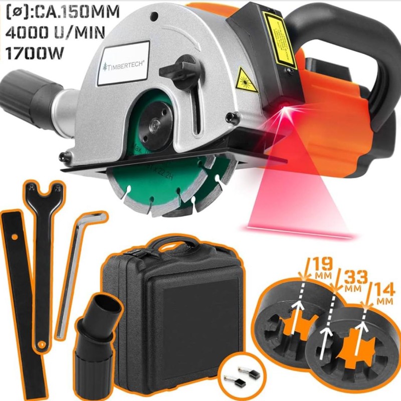 Griovelių pjovimo freza 1700W Griovelių pjovimo freza 1700W