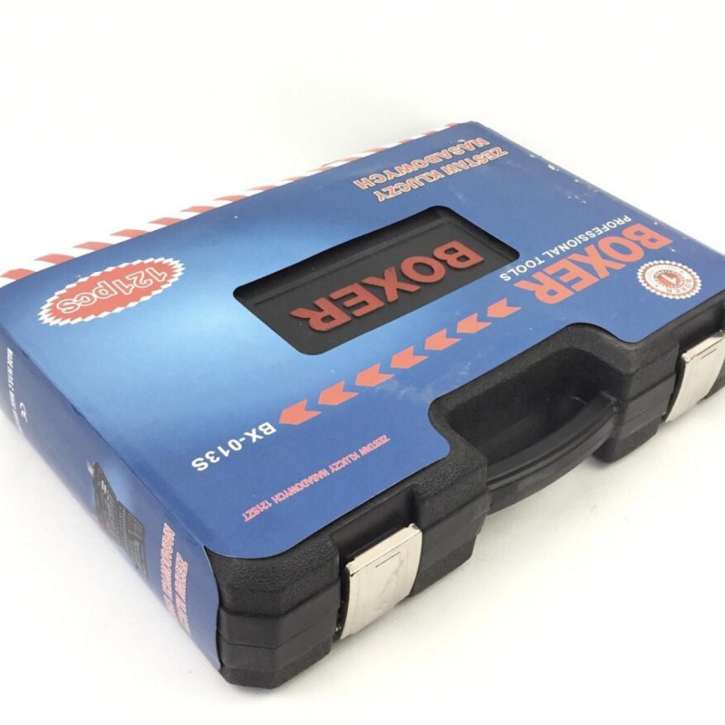 BOXER BX-013S Įrankių rinkinys 121 dalių BOXER BX-013S Įrankių rinkinys 121 dalių