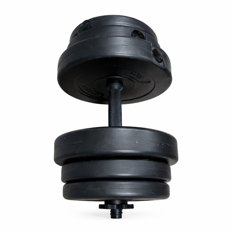 Hantelis su grifu ir diskais 20kg