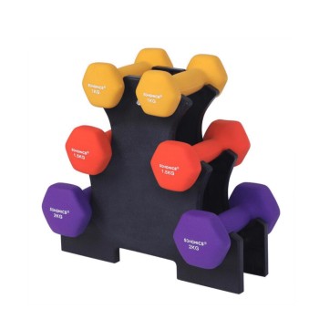 Hantelių rinkinys 12 kg, 6 vnt.