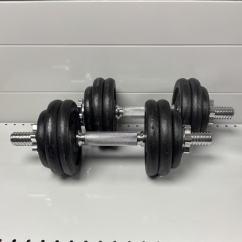 Reguliuojami hanteliai 2 x 15 kg