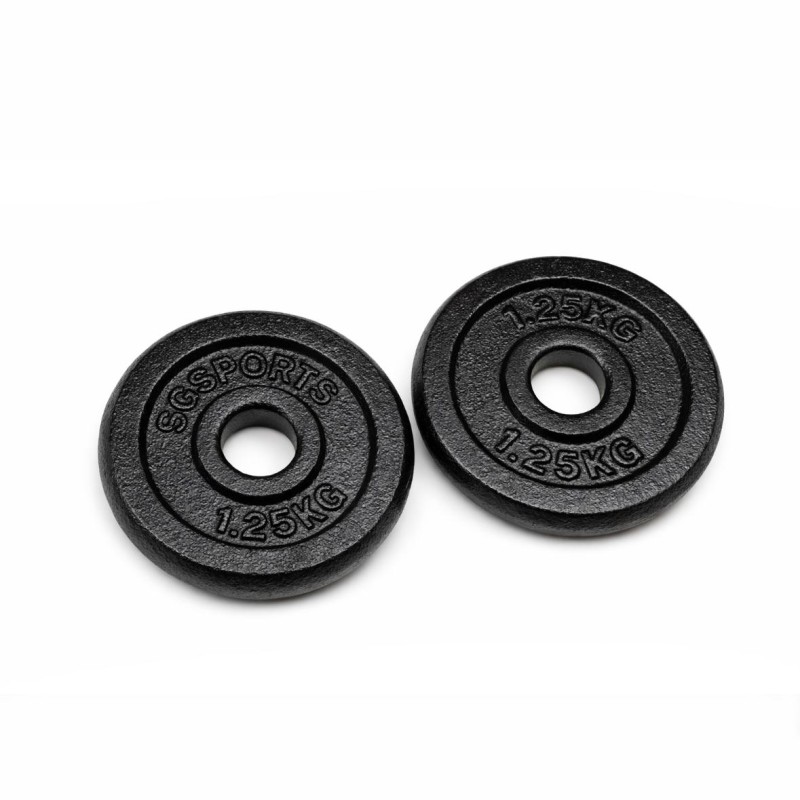 Ketaus svorių diskai 2x1,25 kg Ketaus svorių diskai 2x1,25 kg