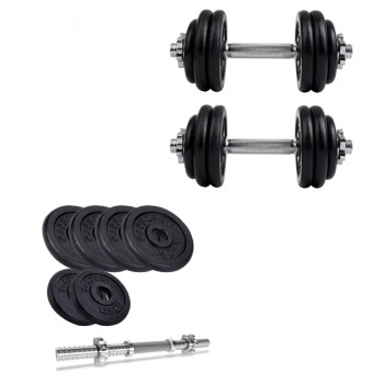 Reguliuojami hanteliai 2 x 15 kg