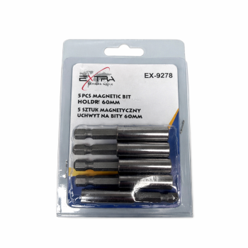 Magnetinių bitų laikiklių rinkinys 60 mm, 5 vnt