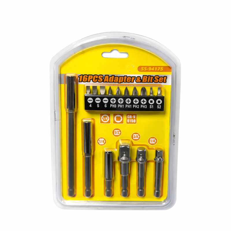 Adapterių ir bitų rinkinys 16 vnt