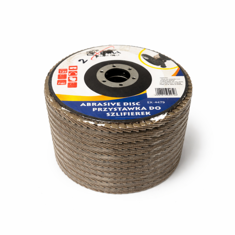 Abrasyviniai šlifavimo diskai 125 mm Abrasyviniai šlifavimo diskai 125 mm
