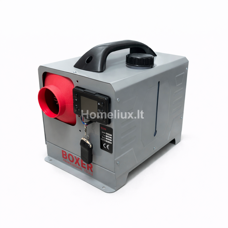 BOXER 12V,24V,220V autonominis dyzelinis šildytuvas 12 kW su bluetooth