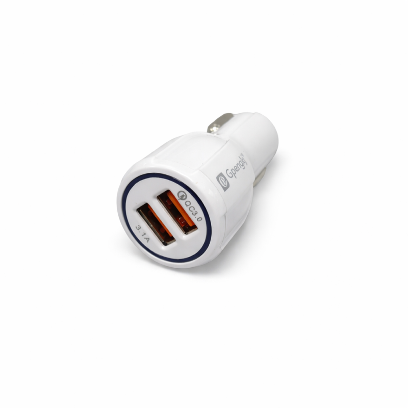 Automobilinis USB kroviklis 2xUSB QC3.0, 18W, Gpengkj GP-C303