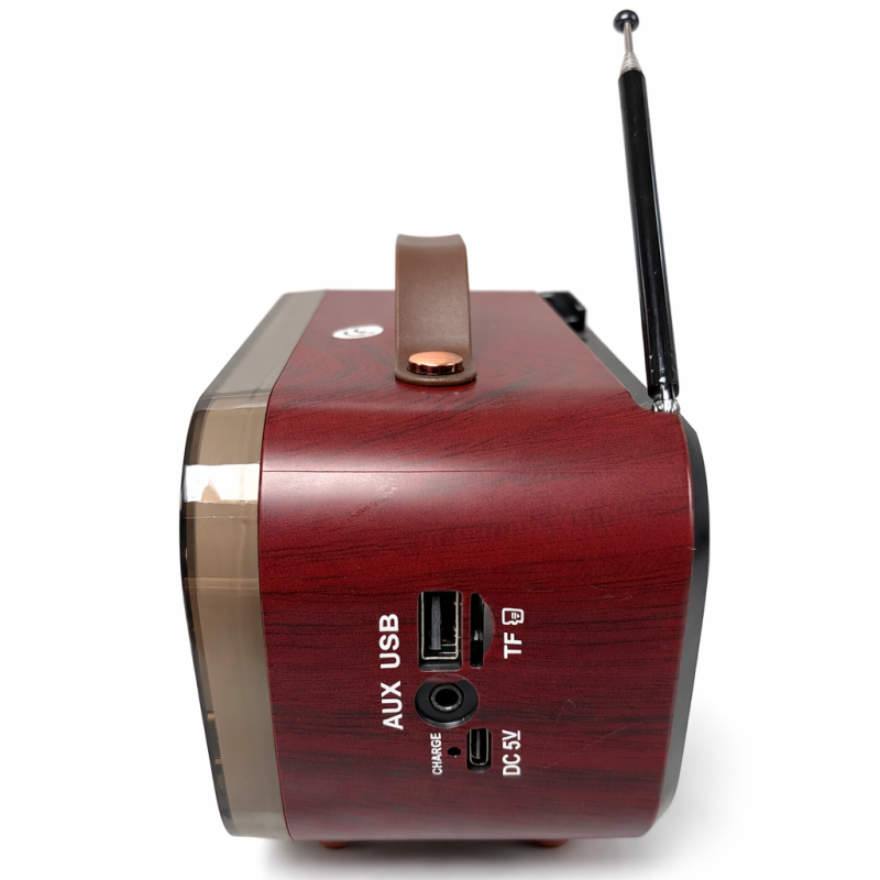 Radijo imtuvas su Bluetooth, USB, AUX, SD, LED pašvietimu, Meier MD-1315BT