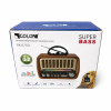 Radijas FM/AM/SW, Bluetooth, USB/TF grotuvas, saulės baterija, COLON RX-075D, ruda