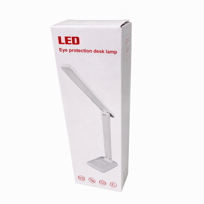 LED stalinė lempa balta sulankstoma su reguliuojama galvute „Eye protection desk lamp“