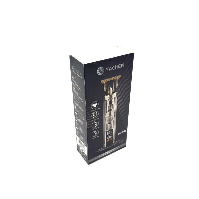 Plaukų kirpimo trimeris su metaliniu peiliuku, įkraunamas per USB, YACHEN YC-066 Plaukų kirpimo trimeris su metaliniu peiliuku, įkraunamas per USB, YACHEN YC-066