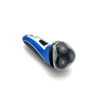 Elektrinė barzdaskutė vyrams su trimis rotacinėmis galvutėmis, pop-up trimeriu ir krovimu iš tinklo, GEEMY GM7090