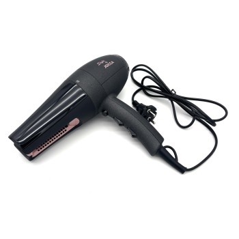 Plaukų džiovintuvas „Style by Jocca“ Professional Hair Dryer, 2000 W, su „Dual Air Design“, juodos ir rožinės spalvos