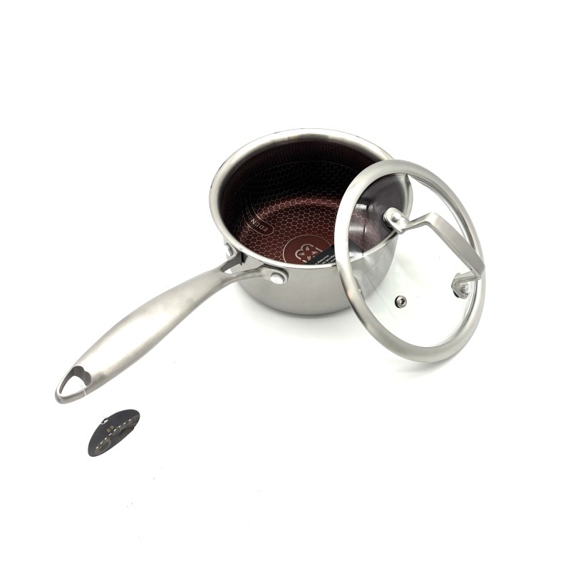 Puodas prikaistukas su dangčiu 1.5 l nerūdijančio plieno Edenberg EB-17004 16×8.5 cm