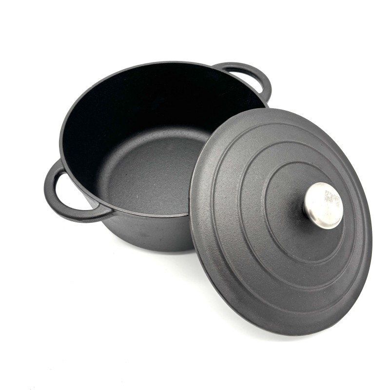 Puodas ketaus su dangčiu 33 cm 6.4 l Krisberg