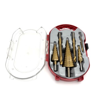 Laiptiniai grąžtai PRO-TOOLS 2610 STEP DRILL SAW DRILL rinkinys 6 vnt.