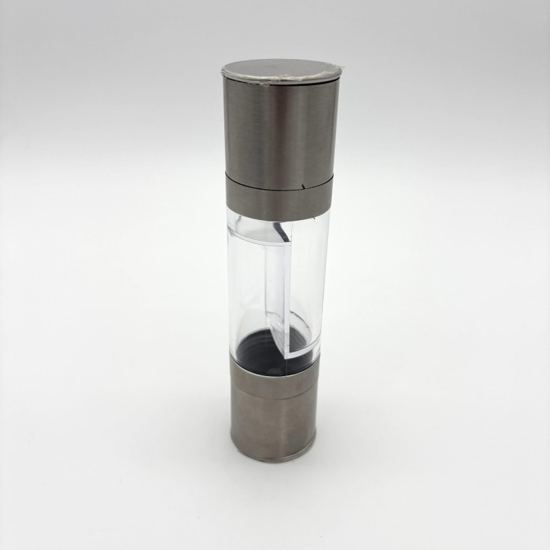 Prieskonių malūnėlis 304 nerūdijančio plieno Double Head Grinder 22 cm Prieskonių malūnėlis 304 nerūdijančio plieno Double Head Grinder 22 cm