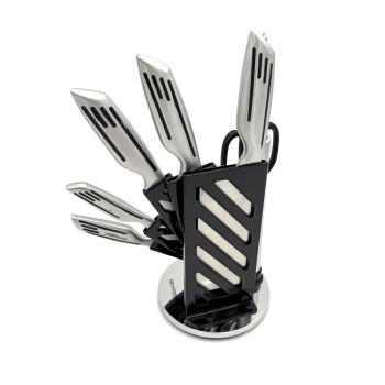 Peilių rinkinys 8 dalių su akriliniu stovu Rosenberg Professional RB-008TH