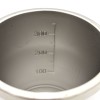Automatinis magnetinis maišantis termo puodelis kavai, arbatai ir kitiems gėrimams su rankena ir temperatūros ekranu, baltas, 300 ml