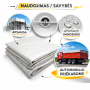 Automobilio priekabos tentas 5×6m, 650 g/m², atsparus vandeniui