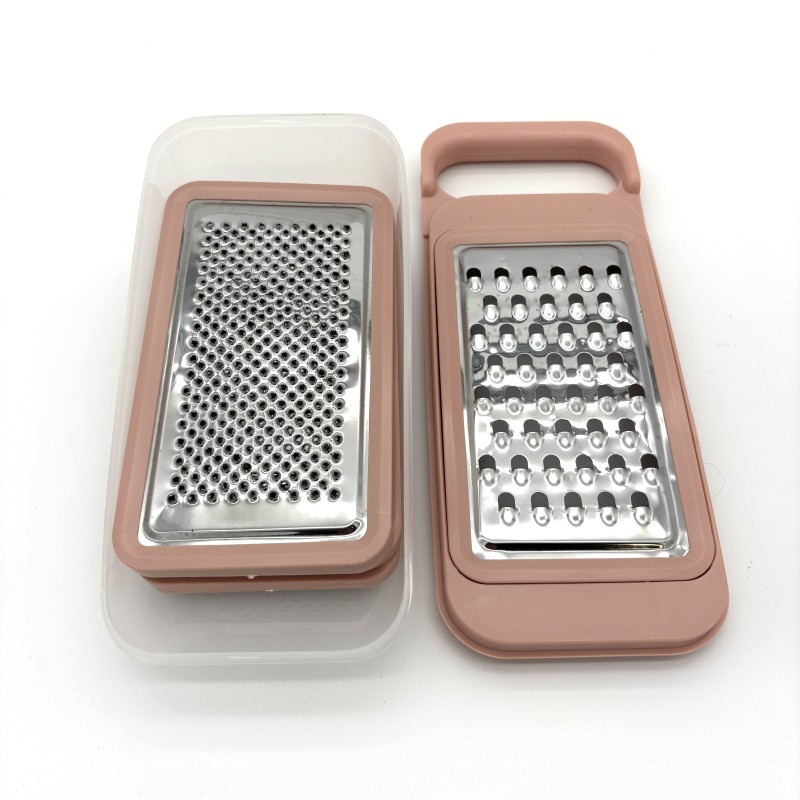 Tarka daržovėms su keičiamais antgaliais ir dėžute 25x10x8,5 cm Tarka daržovėms su keičiamais antgaliais ir dėžute 25x10x8,5 cm