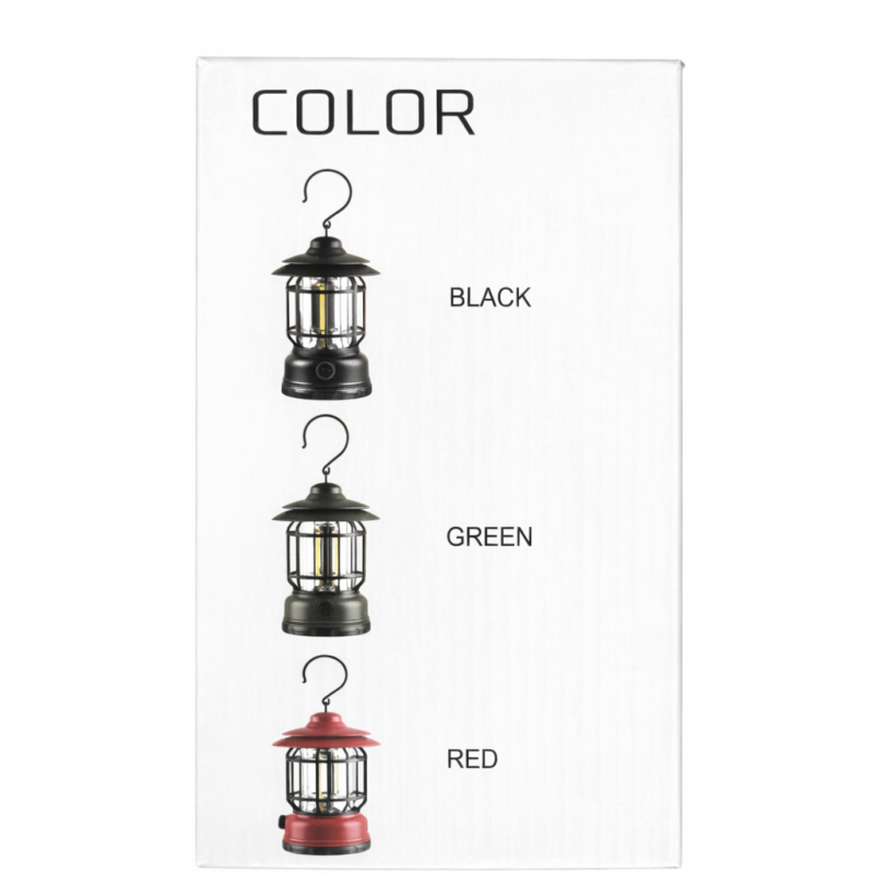 Lauko šviestuvas L-27 su kabliuku, COB apšvietimu