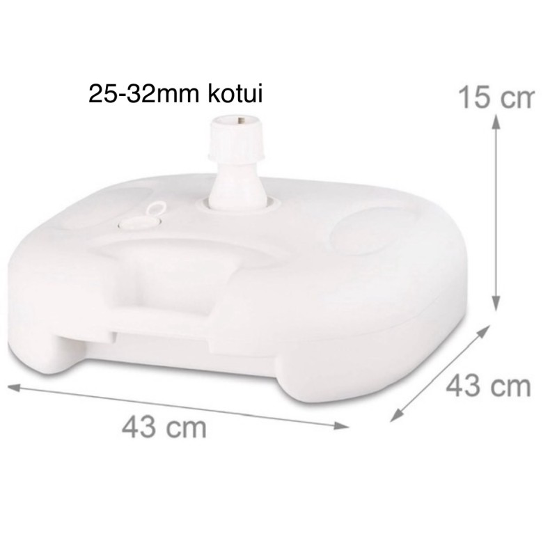 Skėčio pagrindas su laikikliu, skirtas 25–32 mm kotui Skėčio pagrindas su laikikliu, skirtas 25–32 mm kotui