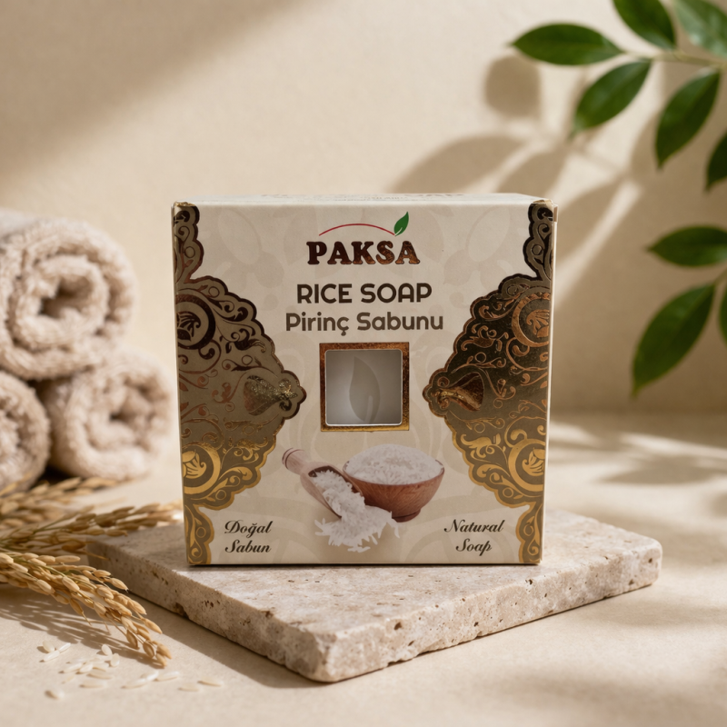 Muilas su ryžiais PAKSA Rice Soap natūralus odos priežiūrai