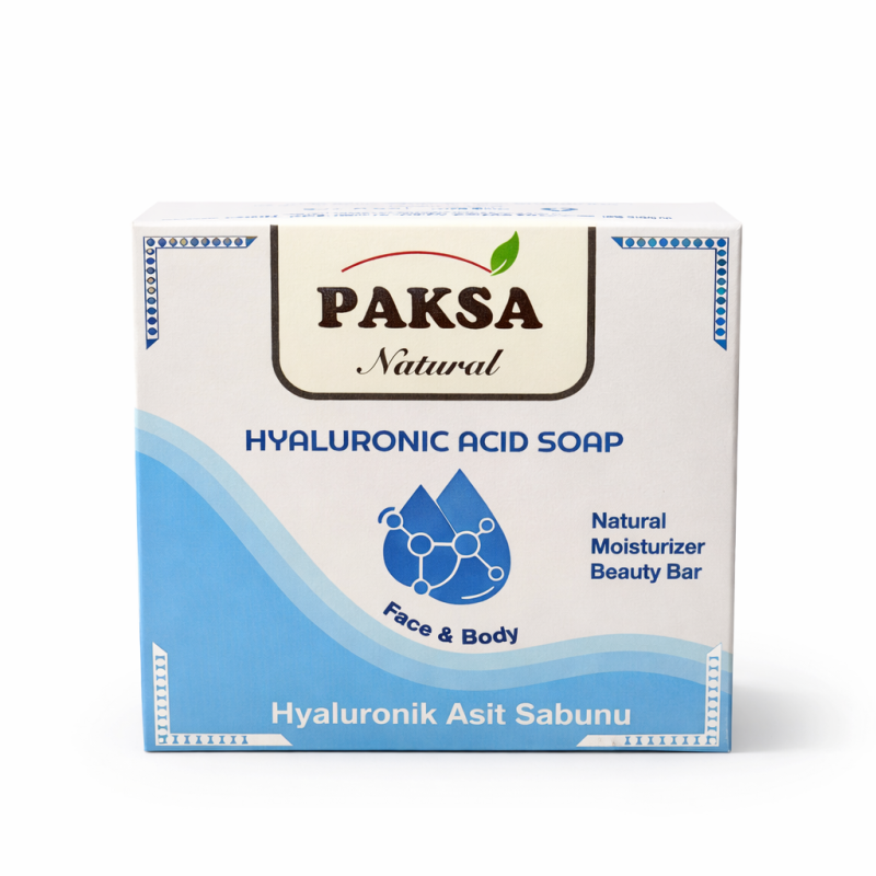 Muilas su hialurono rūgštimi PAKSA Natural Hyaluronic Acid Soap veidui ir kūnui Muilas su hialurono rūgštimi PAKSA Natural Hyaluronic Acid Soap veidui ir kūnui