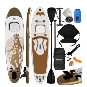 Pripučiama irklentė su priedais Physionics 366 x 80 x 15 cm su pompa, irklu, kuprine ir saugos diržu