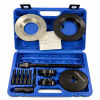 Ratų guolių presavimo įrankis 75 mm rinkinys su adapteriais metalinis komplektas lagamine Ratų guolių presavimo įrankis 75 mm rinkinys su adapteriais metalinis komplektas lagamine