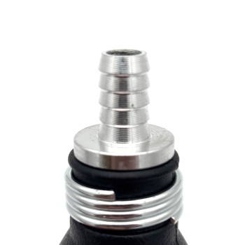 Kuro pompa su rankine pompele 10 mm žarnai su metaliniais antgaliais Kuro pompa su rankine pompele 10 mm žarnai su metaliniais antgaliais