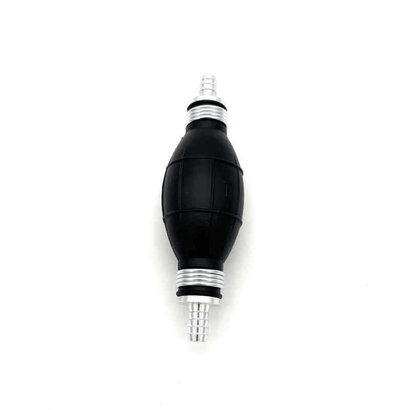 Kuro pompa su rankine pompele 10 mm žarnai su metaliniais antgaliais