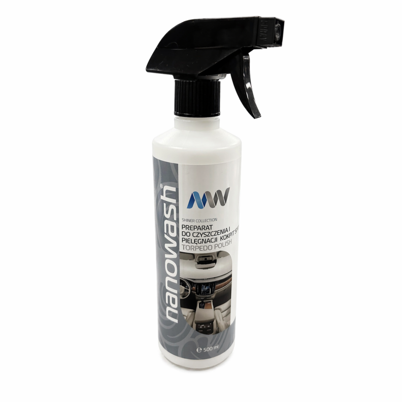 Automobilio salono panelės valiklis ir blizgiklis Nanowash Torpedo Polish, 500 ml