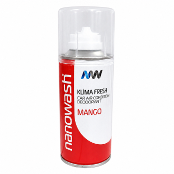 Automobilio oro kondicionieriaus dezodorantas Nanowash Klima Fresh Mango 150 ml aerozolis