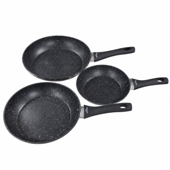 Keptuvių rinkinys 3 vnt., 20 cm, 24 cm ir 28 cm, nelimpanti danga, Homelux
