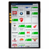 Automobilių diagnostikos įrenginys Launch XPRO5 Android su Samsung Galaxy Tab A9+ ir ThinkDiag 2 adapteriu