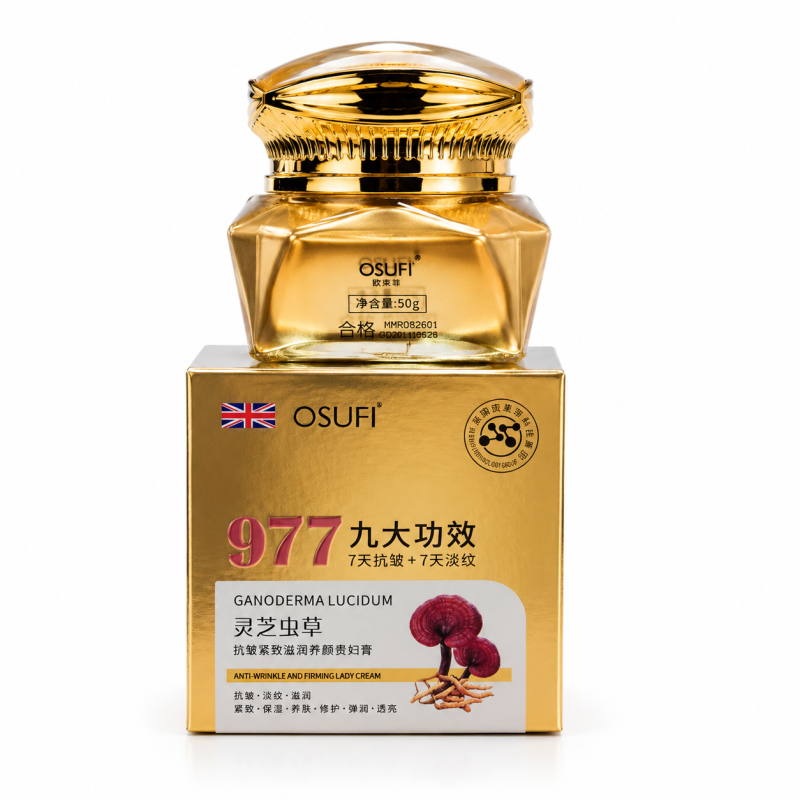 Veido kremas su reiši grybų ekstraktu OSUFI 977 Ganoderma Lucidum, 50 g Veido kremas su reiši grybų ekstraktu OSUFI 977 Ganoderma Lucidum, 50 g