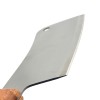 Mėsos kapoklė su medine rankena ir plačiais plieniniais ašmenimis 32 cm, ašmenys 19 x 8 cm
