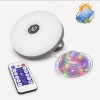 LED girlianda 20 m su saulės baterija, spalvotu apšvietimu, pulteliu ir USB jungtimi