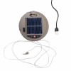 LED girlianda 20 m su saulės baterija, spalvotu apšvietimu, pulteliu ir USB jungtimi