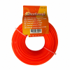 Trimerio pjovimo valas (žilka) 2,4 mm x 50 m kvadratinis oranžinis Daolong DO-42