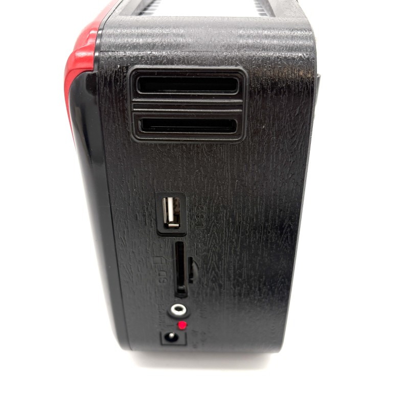 Radijas YUEGAN RX-456BTS su saulės baterija, Bluetooth, USB, TF kortele, AM/FM/SW ir žibintuvėliu