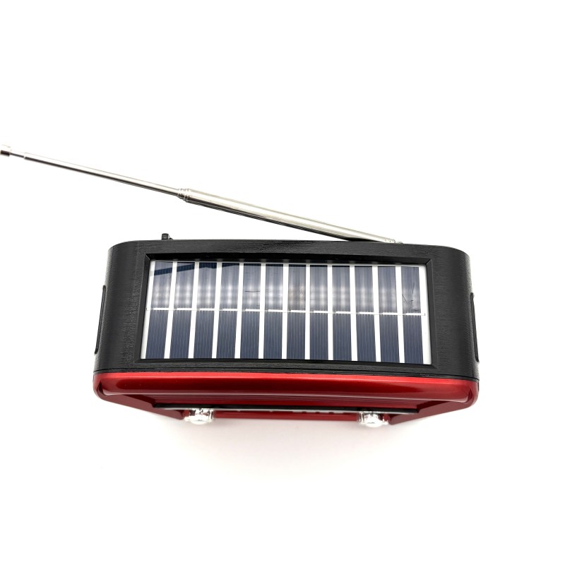 Radijas YUEGAN RX-456BTS su saulės baterija, Bluetooth, USB, TF kortele, AM/FM/SW ir žibintuvėliu