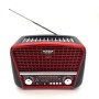 Radijas YUEGAN RX-456BTS su saulės baterija, Bluetooth, USB, TF kortele, AM/FM/SW ir žibintuvėliu