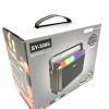 Kolonėlė SY-309S belaidė 10 W su FM radiju, saulės baterija, RGB apšvietimu, USB, TF ir AUX Kolonėlė SY-309S belaidė 10 W su FM radiju, saulės baterija, RGB apšvietimu, USB, TF ir AUX