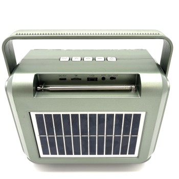 Kolonėlė SY-309S belaidė 10 W su FM radiju, saulės baterija, RGB apšvietimu, USB, TF ir AUX