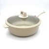 Keptuvė su dangčiu 28 x 8,5 cm KönigHOFFER Creamy Marble, indukcijai, non-stick danga Keptuvė su dangčiu 28 x 8,5 cm KönigHOFFER Creamy Marble, indukcijai, non-stick danga